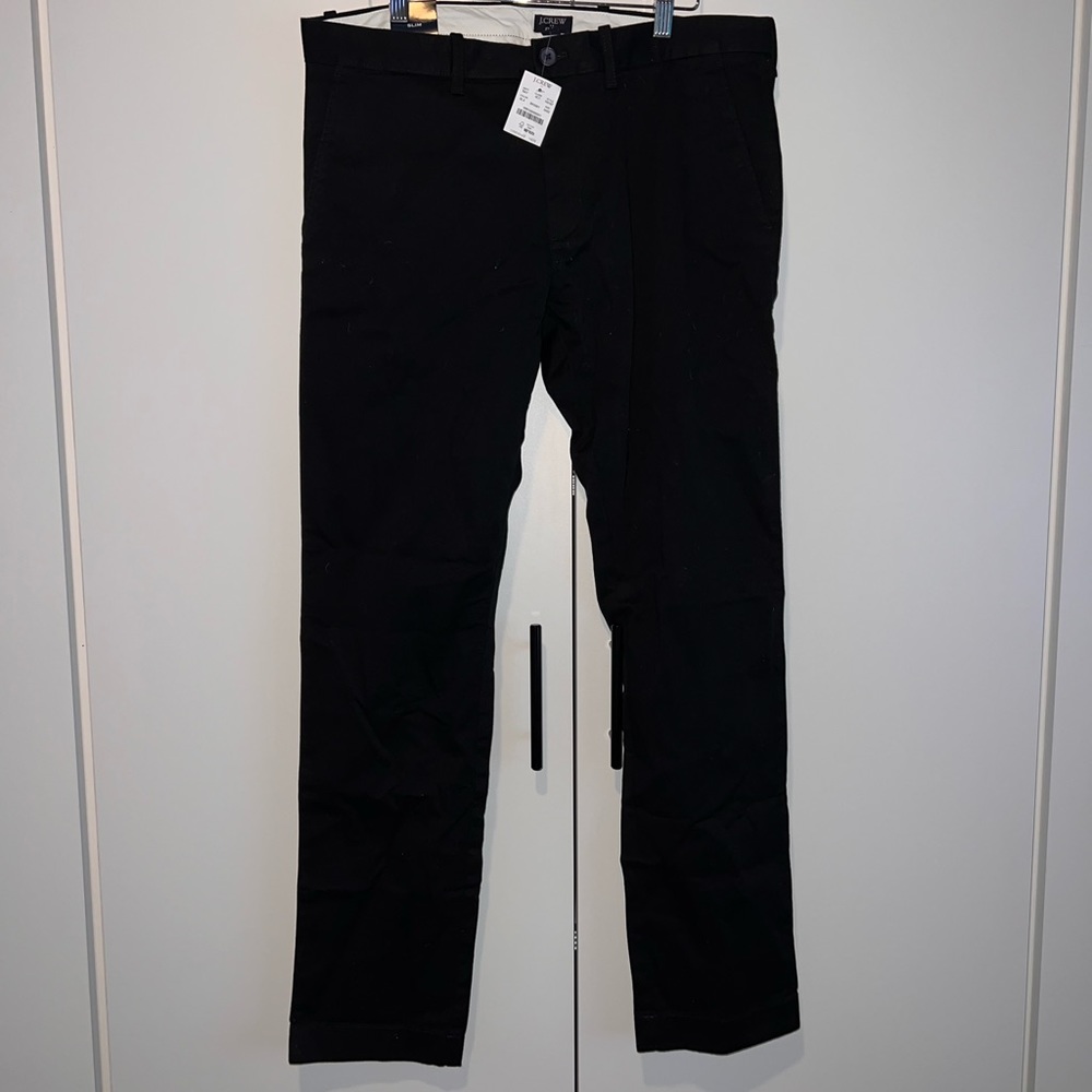 Brand new black J.Crew men’s slacks